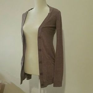 BDG Urban Outfitters Long-sleeve Purple Cardigan